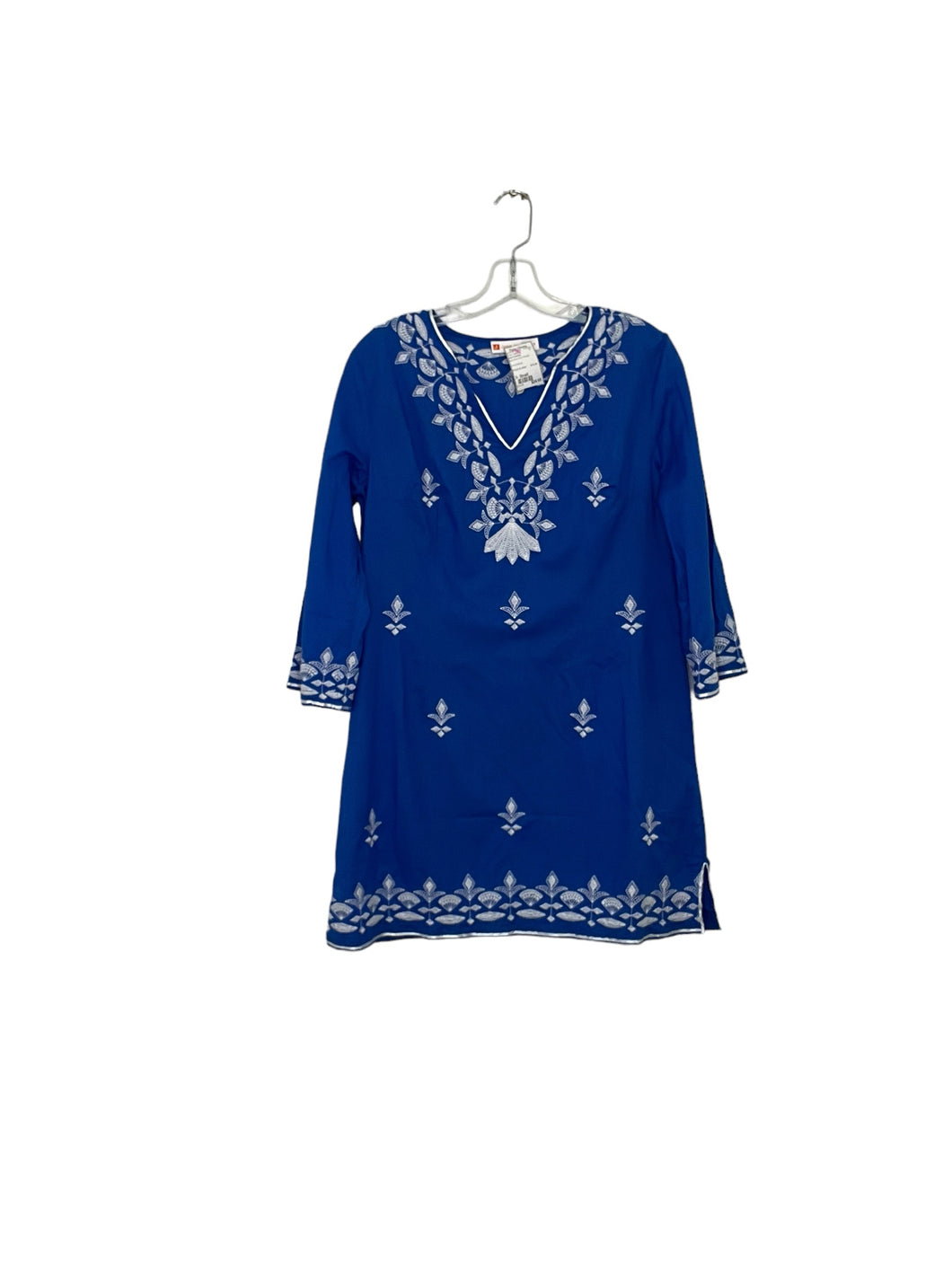 Jude Connally Size X- Small Blue Print Dress- Ladies