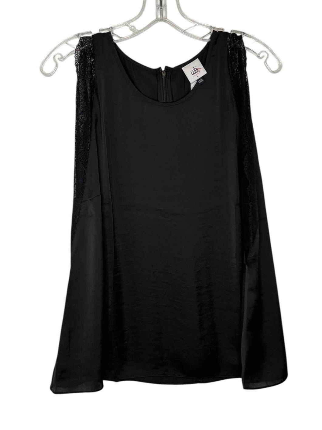 Cabi Size Large Black Pre-Owned Tank Top- Ladies