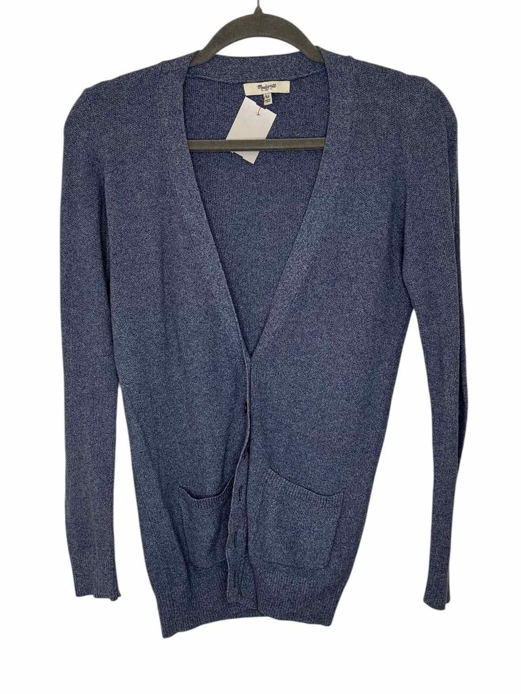 Madewell Size X- Small Blue Pre-Owned Sweater- Ladies