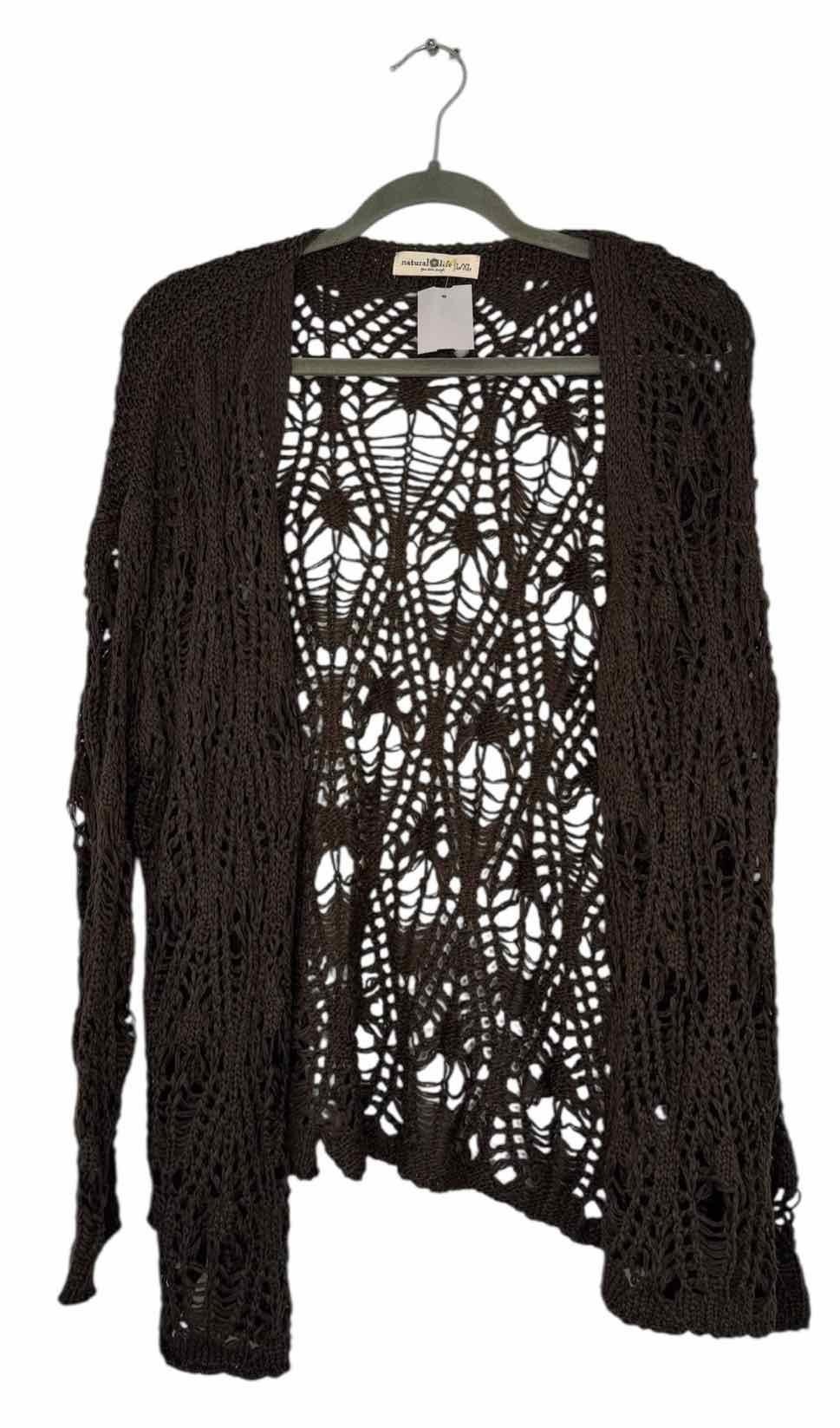 Natural Life Size L/XL Olive Pre-Owned Sweater- Ladies