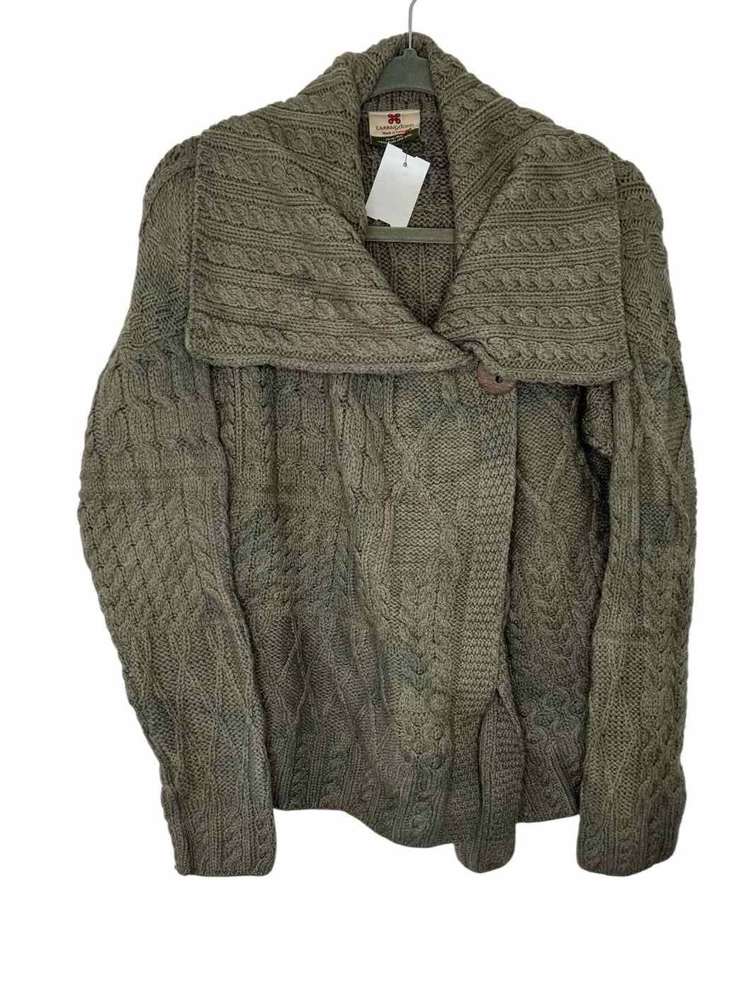 Carraigdonn Size Large Green Pre-Owned Sweater- Ladies