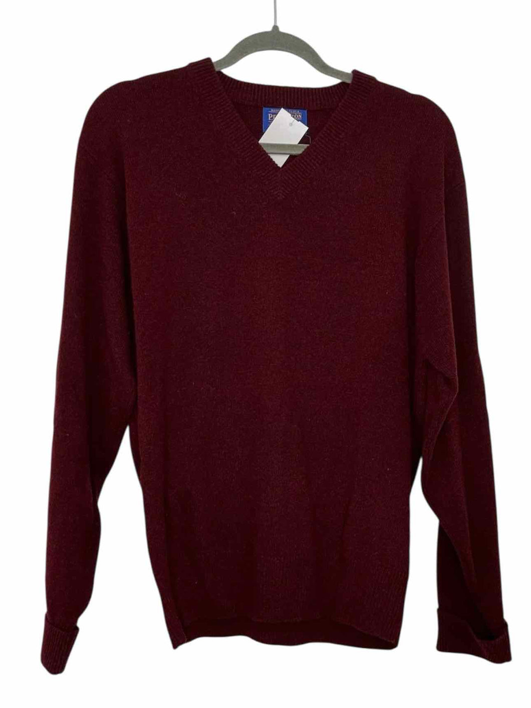 Pendleton Size M Burgundy Pre-Owned Sweater- Mens