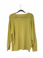 Load image into Gallery viewer, Everlane Size L Chartreuse Pre-Owned Sweater- Ladies
