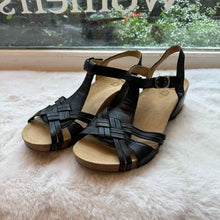 Load image into Gallery viewer, Dansko Size 39 Black Sandal Pre-Owned Shoes- Ladies
