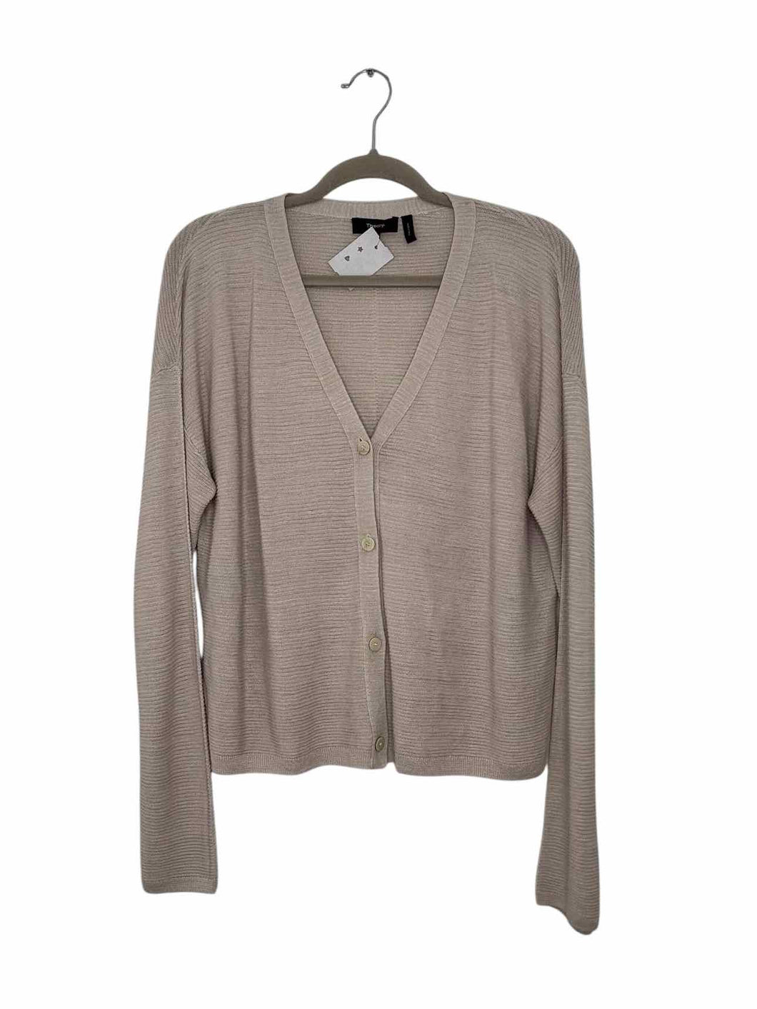 Theory Size Medium Beige Pre-Owned Sweater- Ladies