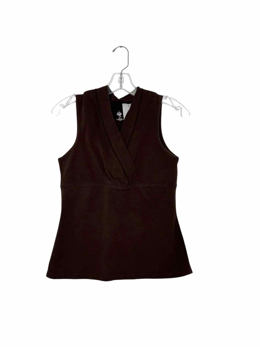 Prana Size Medium Brown Pre-Owned Tank Top- Ladies