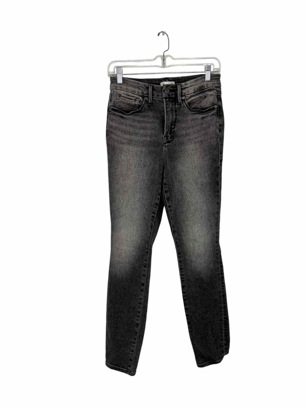 Good American Size 8 Black Pre-Owned Jeans- Ladies