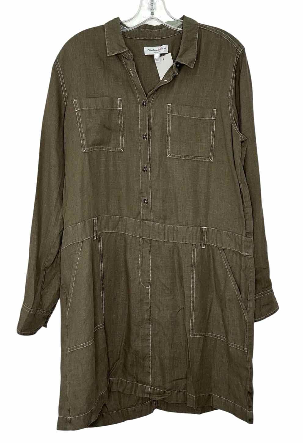where can i buy panera bread green goddess dressing Green Ruched Button Down Dress – Silistro main image 1