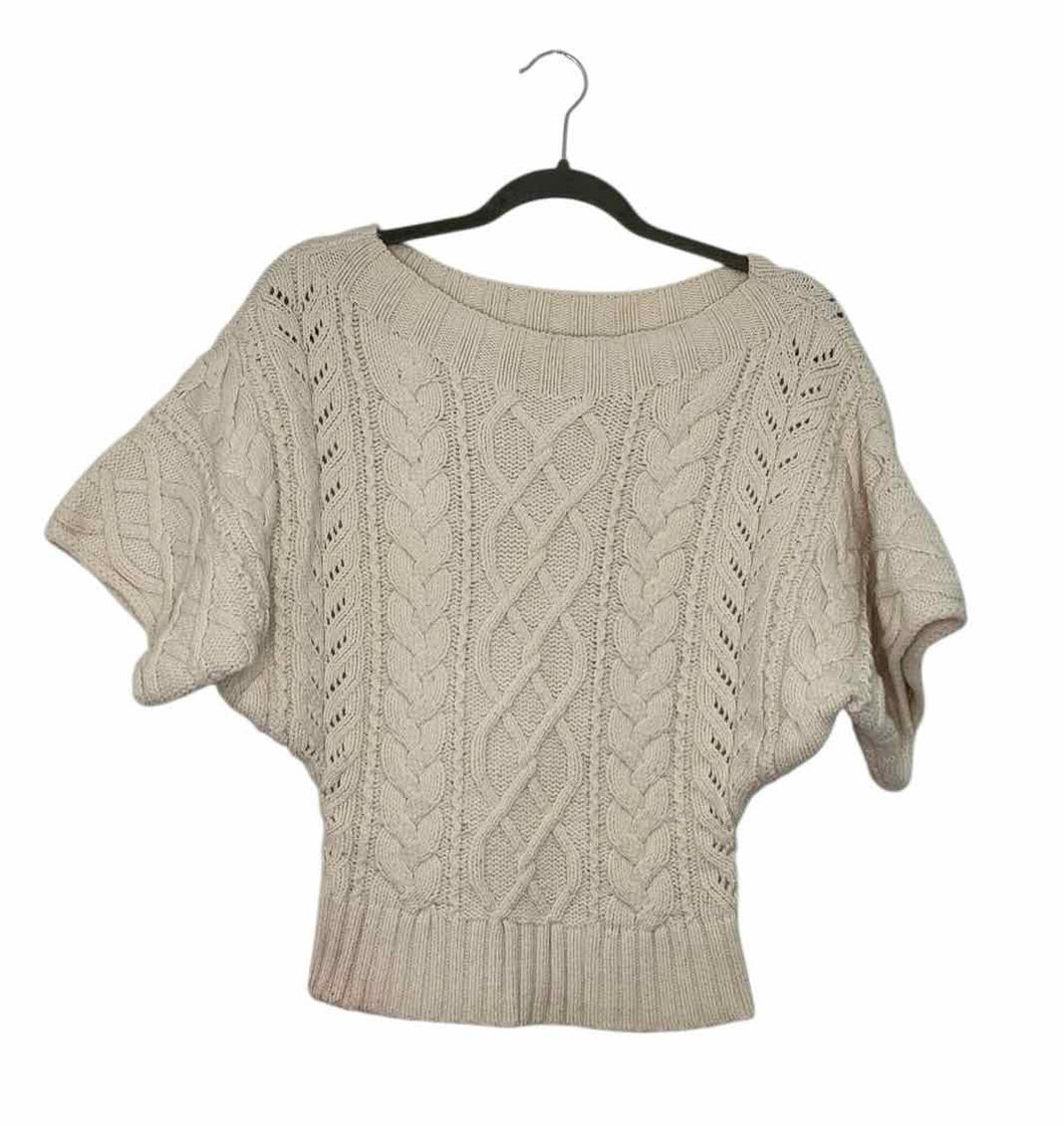 Express Size X- Small Cream Pre-Owned Sweater- Ladies