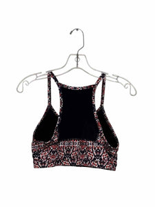 Athleta Size Medium Pink Floral Pre-Owned Activewear- Bra