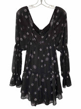 Load image into Gallery viewer, Urban Outfitters Size Medium Black Print Pre-Owned Dress- Ladies
