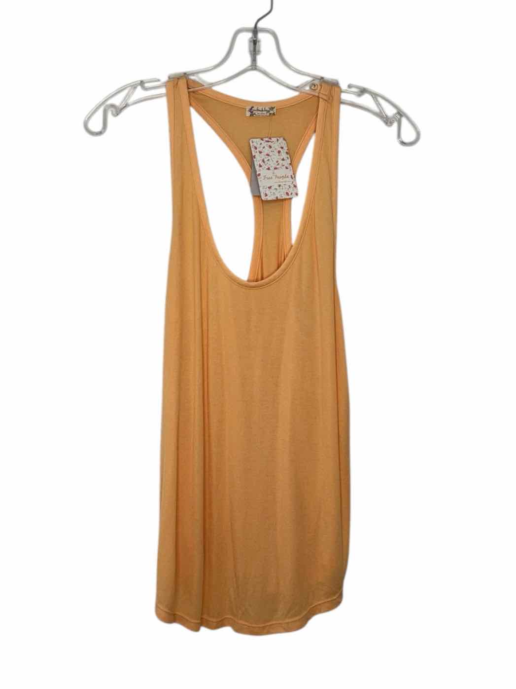 Free People Size X- Small Tangerine New w/ Tags Tank Top- Ladies