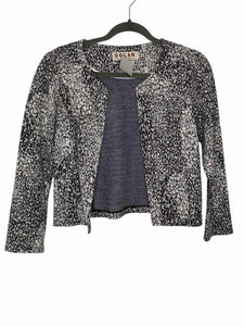 Dolan Size Small Blk/Wht Pre-Owned Blazer/Indoor Jacket- Ladies