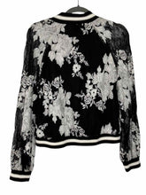 Load image into Gallery viewer, D. Exterior Size Medium Black Print Pre-Owned Blazer/Indoor Jacket- Ladies

