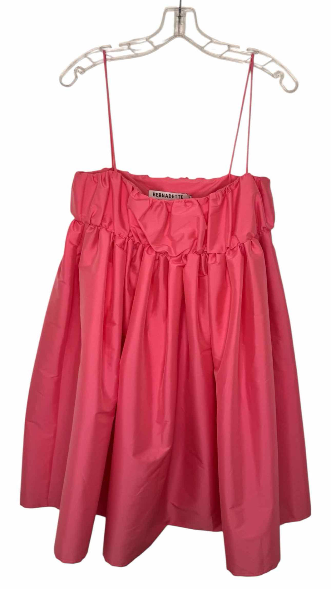 Saks Fifth Ave Size 8 Hot Pink Pre-Owned Dress- Ladies