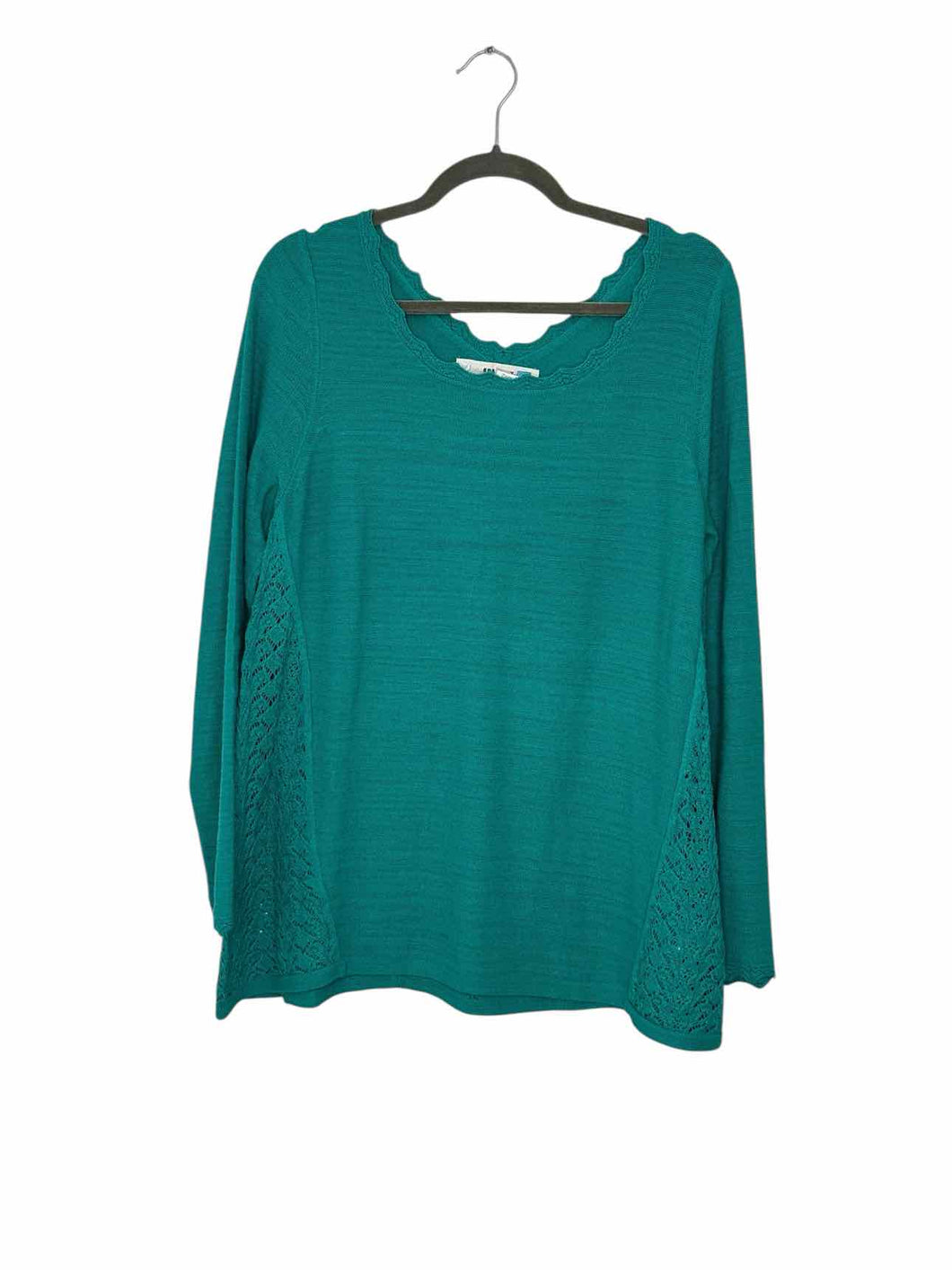 Sparrow Size X-Large Teal Pre-Owned Sweater- Ladies