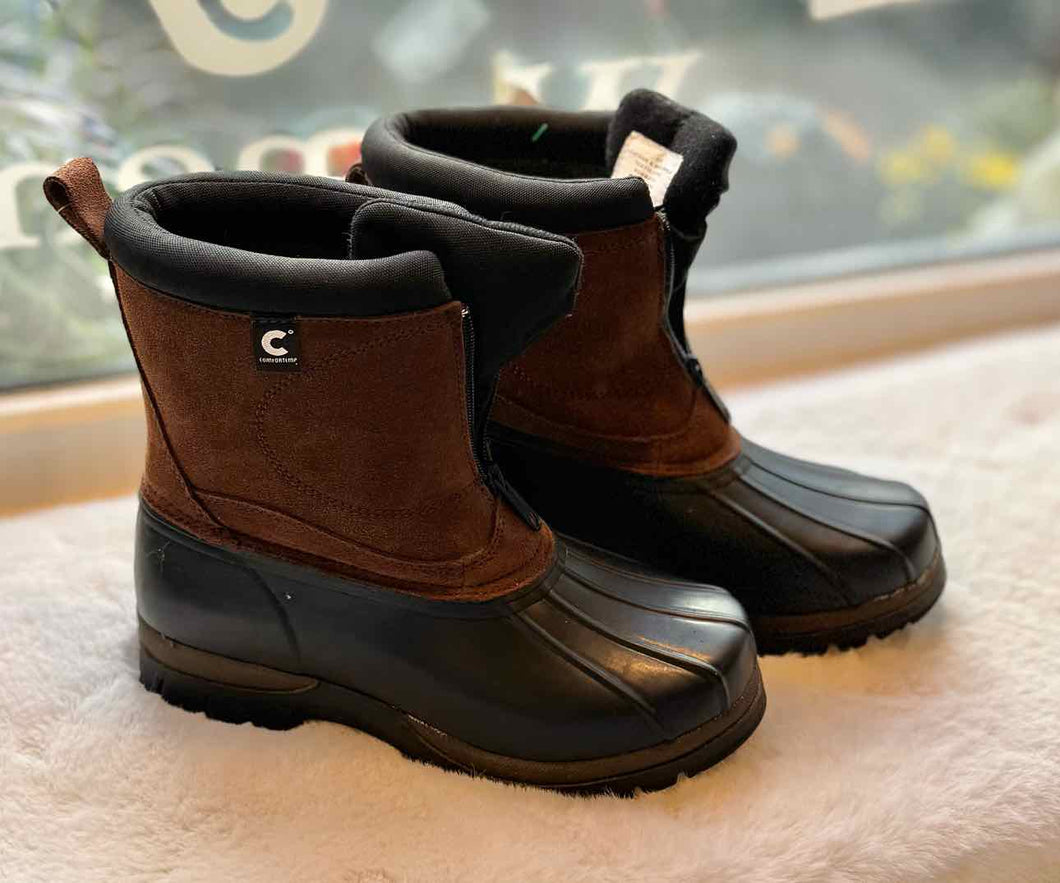 Size 8 Brown Pre-Owned Boots- Ladies