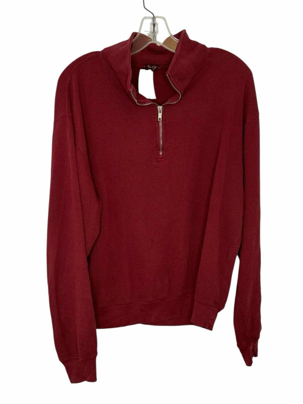 John Galt Size Large Maroon Pre-Owned Pullover- Ladies
