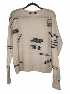 Skull Cashmere Size Small Ivory Pre-Owned Sweater- Ladies