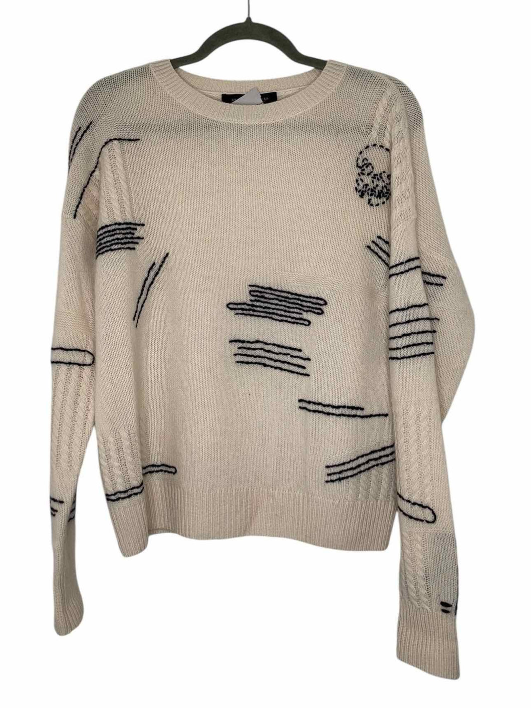 Skull Cashmere Size Small Ivory Pre-Owned Sweater- Ladies