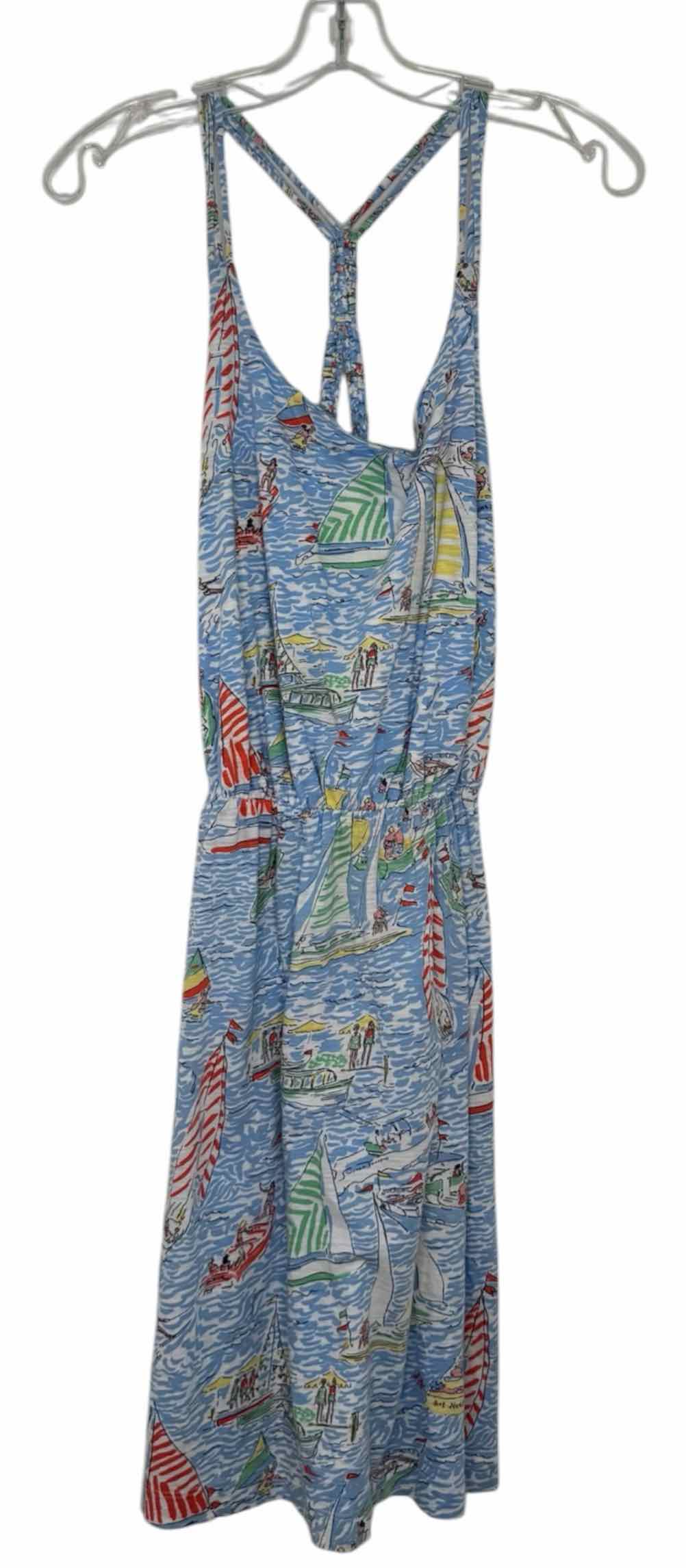 Lilly Pulitzer Size Small Blue Print Pre-Owned Dress- Ladies – Zippy Chicks