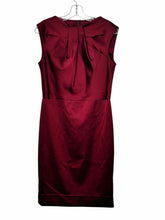 Load image into Gallery viewer, St John Size 6 Red Pre-Owned Dress- Ladies
