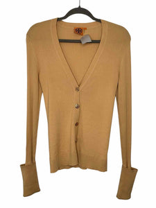 Tory Burch Size Medium Tan Pre-Owned Sweater- Ladies