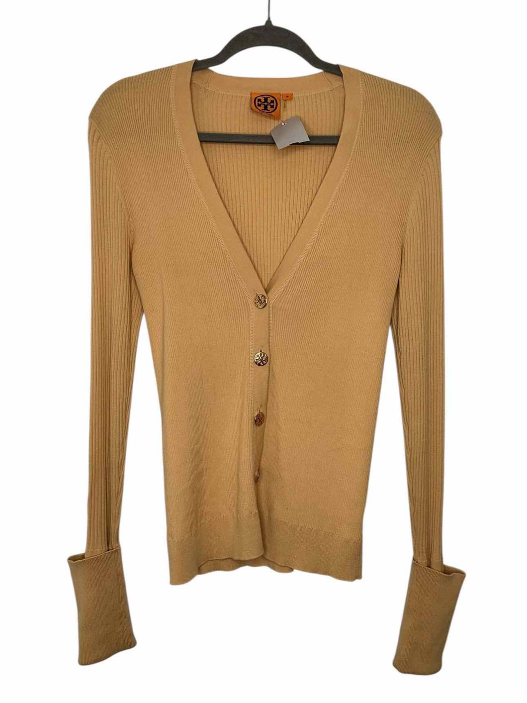 Tory Burch Size Medium Tan Pre-Owned Sweater- Ladies