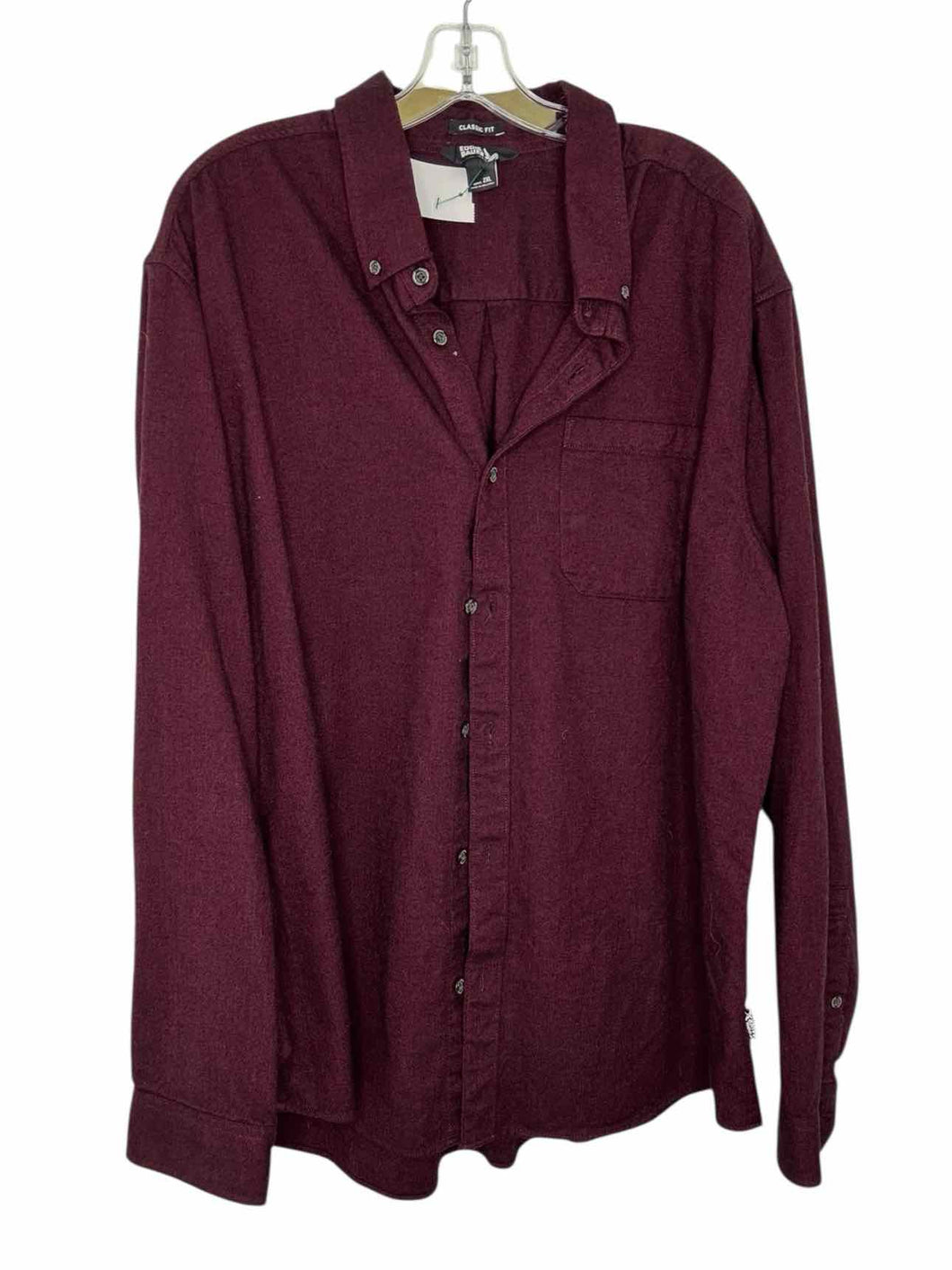Eddie Bauer Size XXL Purple Pre-Owned Shirt- Mens