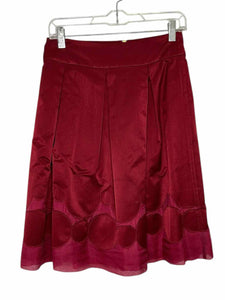 Size 0 Red Pre-Owned Skirt- Ladies