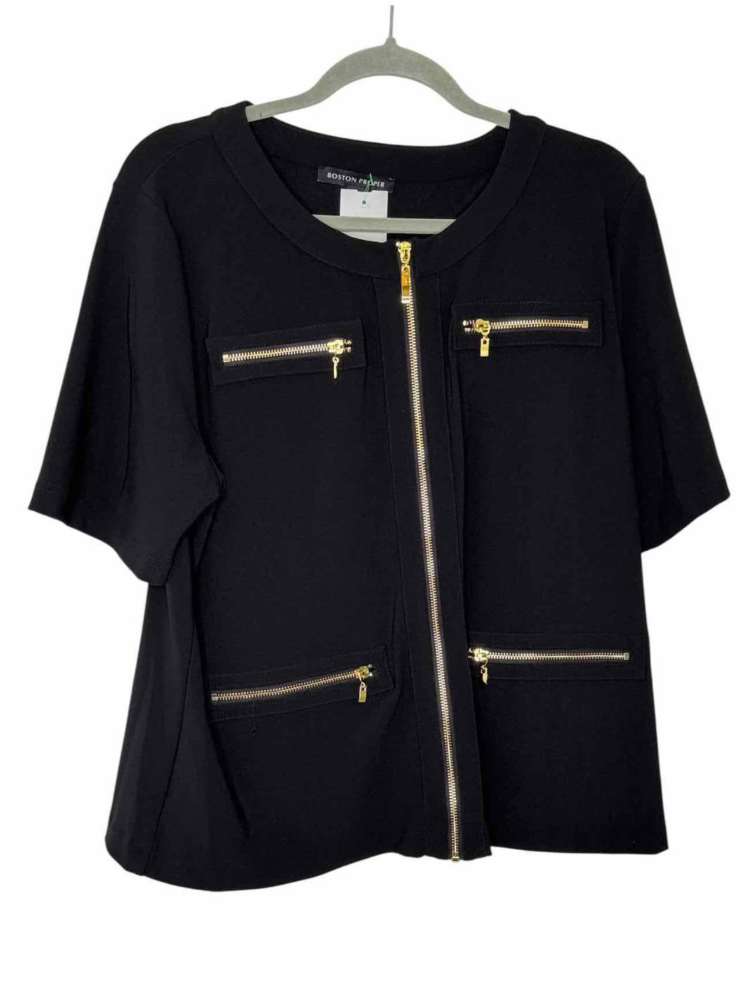 Boston Proper Size X-Large Black Pre-Owned Blazer/Indoor Jacket- Ladies