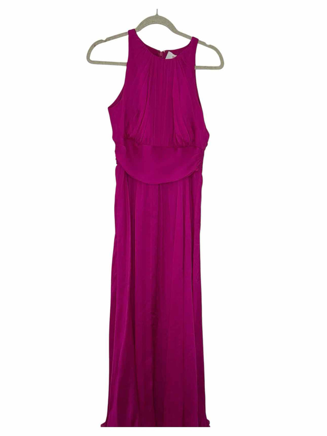 Badgley Mischka Size 8 Fuschia Pre-Owned Dress- Ladies