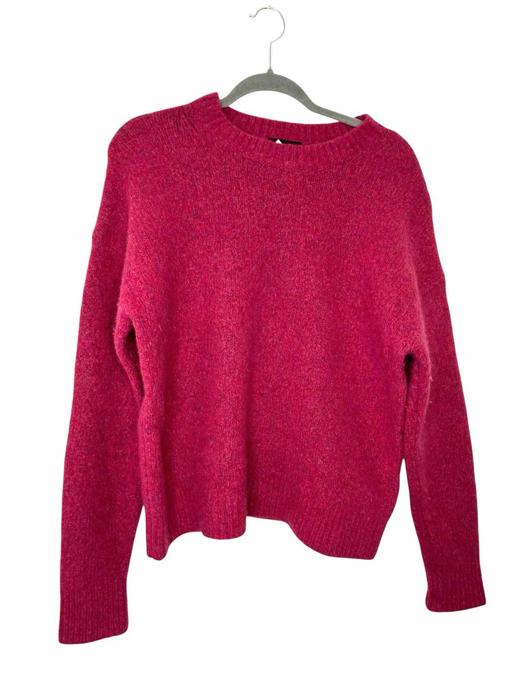 Theory Size Medium Raspberry Pre-Owned Sweater- Ladies