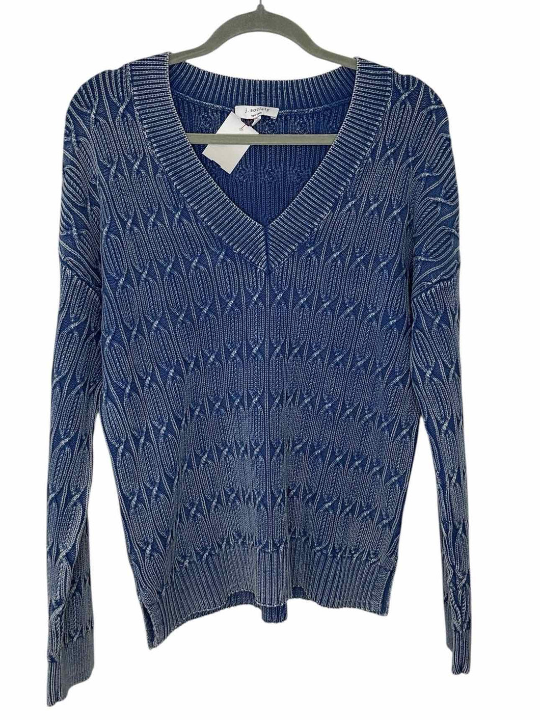 Size X-Large Blue Pre-Owned Sweater- Ladies