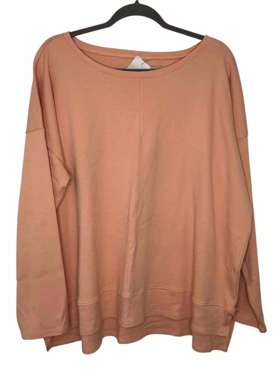Eileen Fisher Size X-Large Peach Pre-Owned Sweatshirt- Ladies