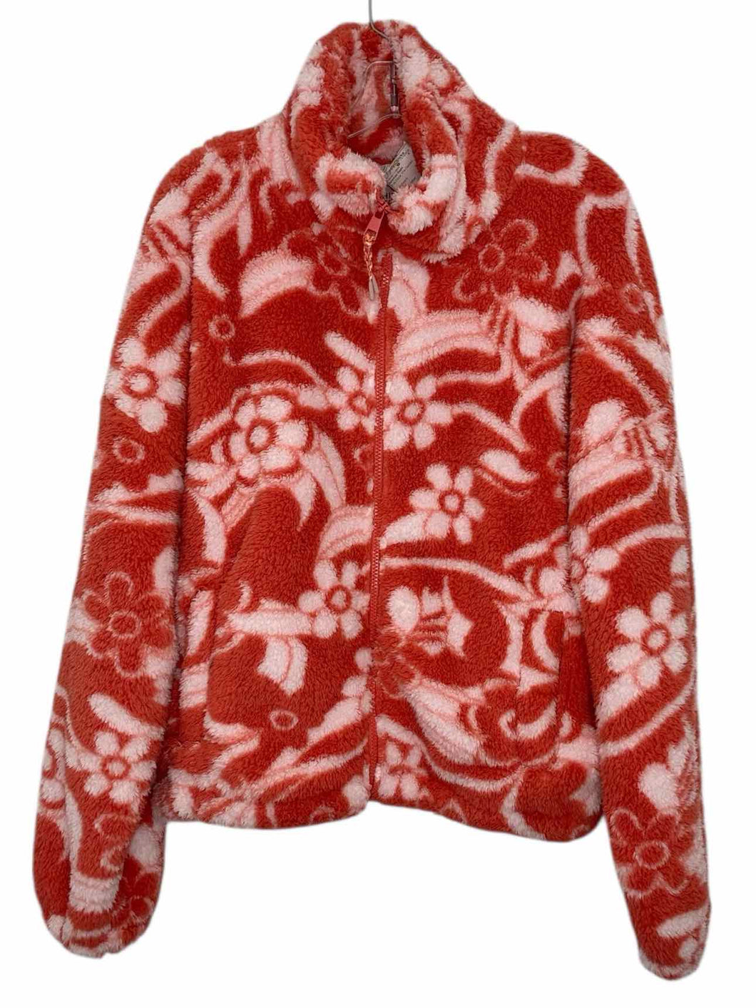 American Eagle Size Medium Pink Floral Pre-Owned Pullover- Ladies