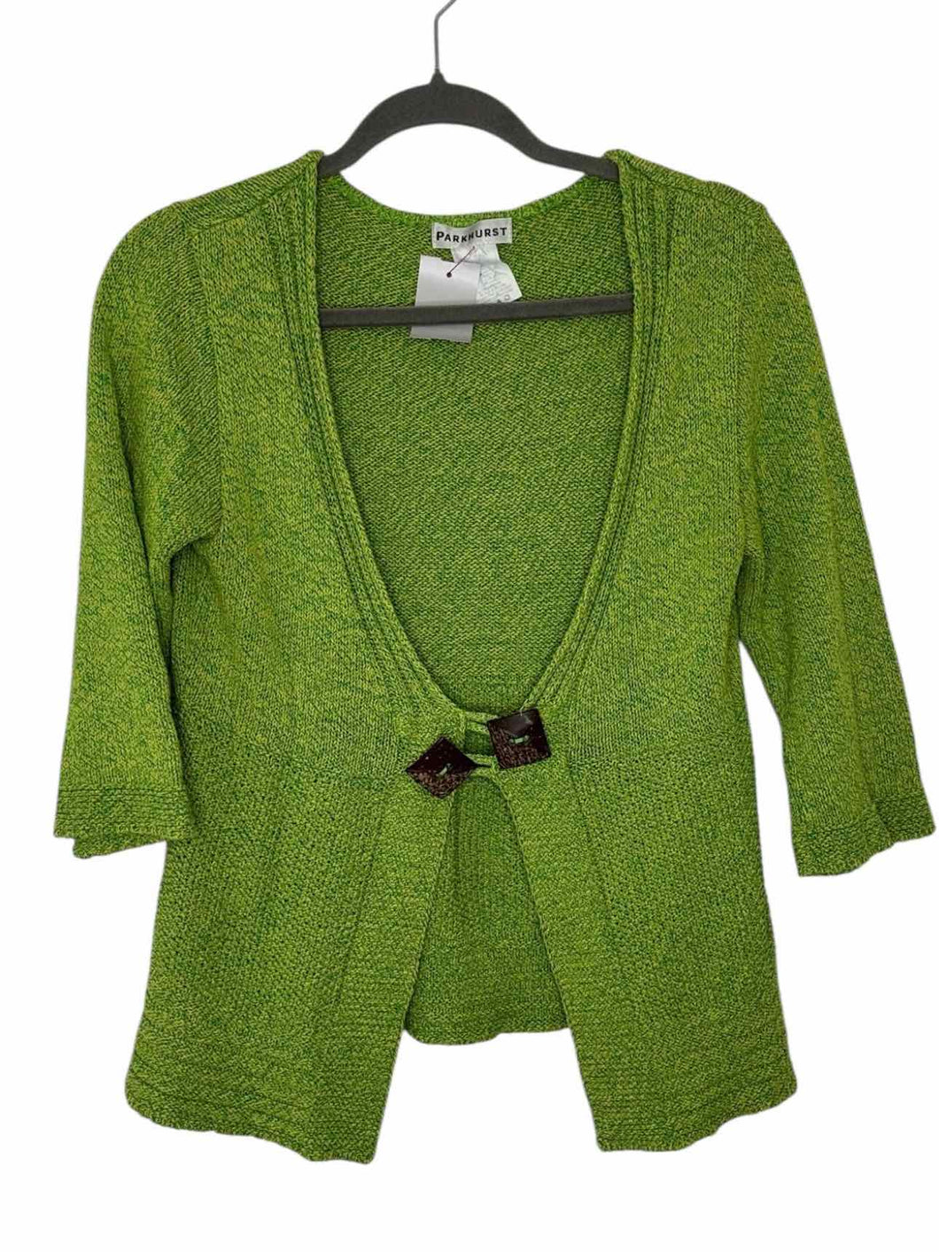 Parkhurst Size Small Lime Green Pre-Owned Sweater- Ladies
