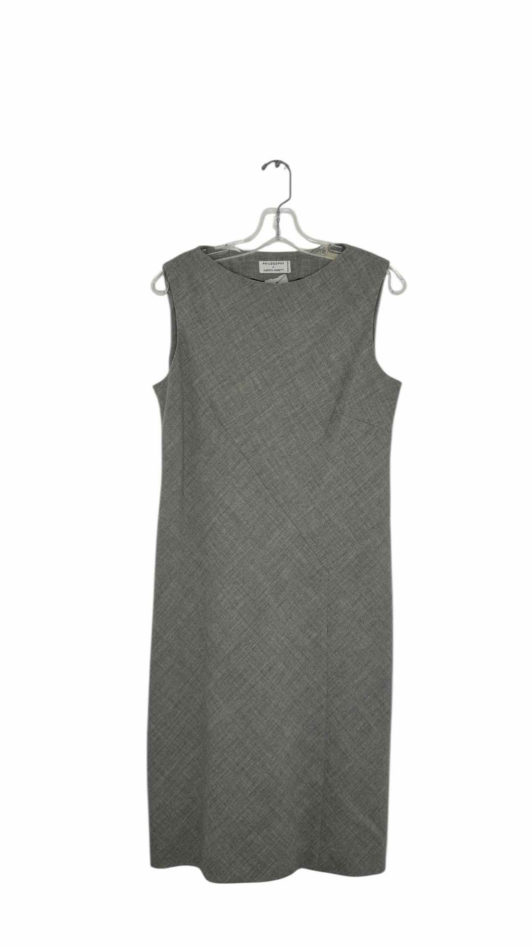Philosophy Size Small Grey Pre-Owned Dress- Ladies