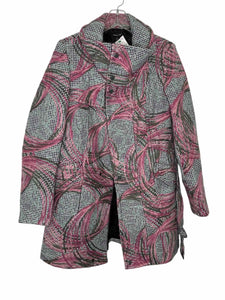 Samuel Dong Size Small Pink Print Pre-Owned Coat- Ladies
