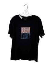 Load image into Gallery viewer, All Saints Co. Size Small Black Pre-Owned T-Shirt- Ladies
