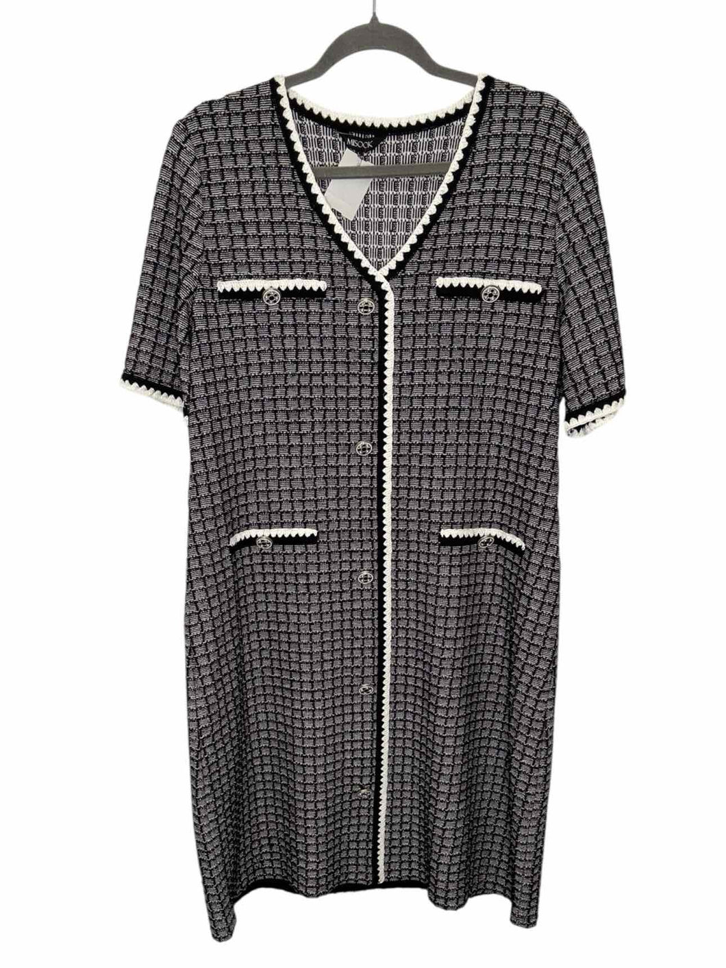 Misook Size Large Black Pre-Owned Dress- Ladies