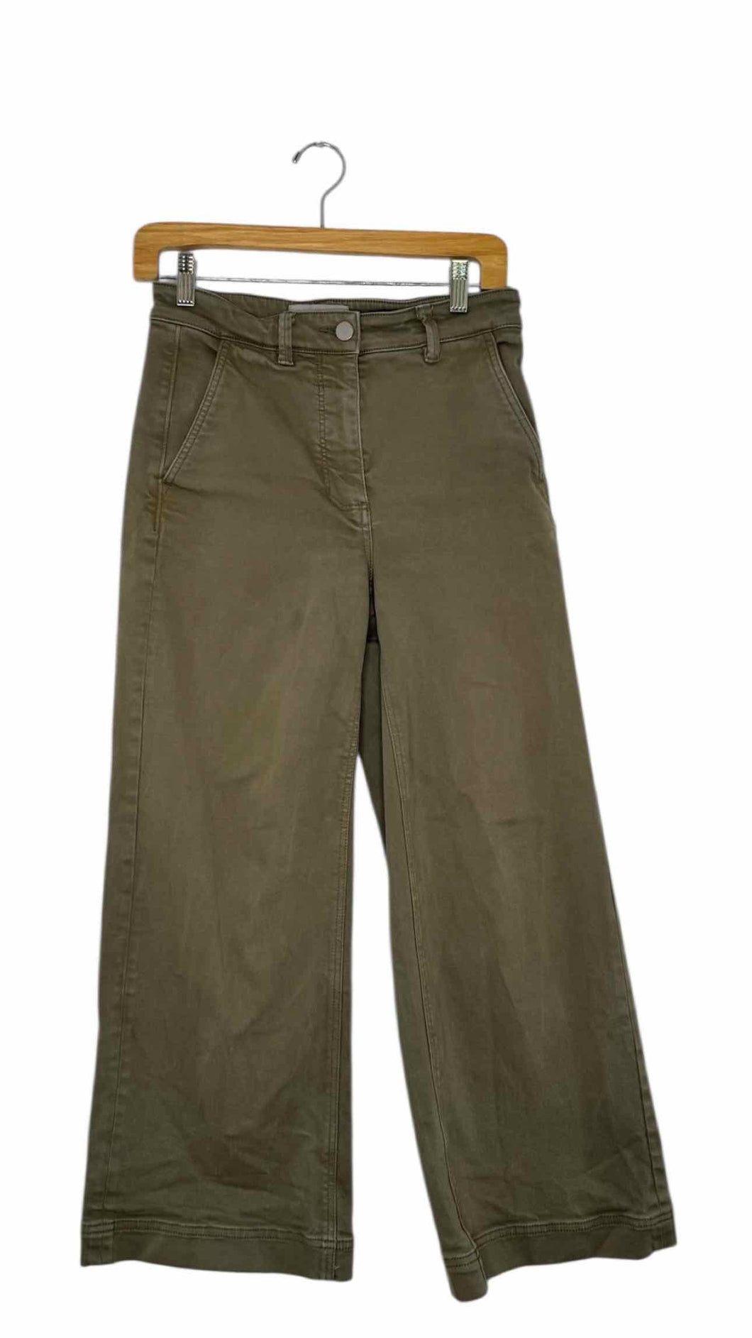 Everlane Size 2 Olive Pre-Owned Jeans- Ladies