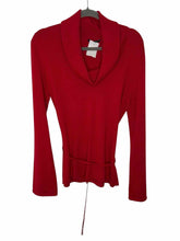 Load image into Gallery viewer, Cyrus Size Medium Red Pre-Owned Sweater- Ladies
