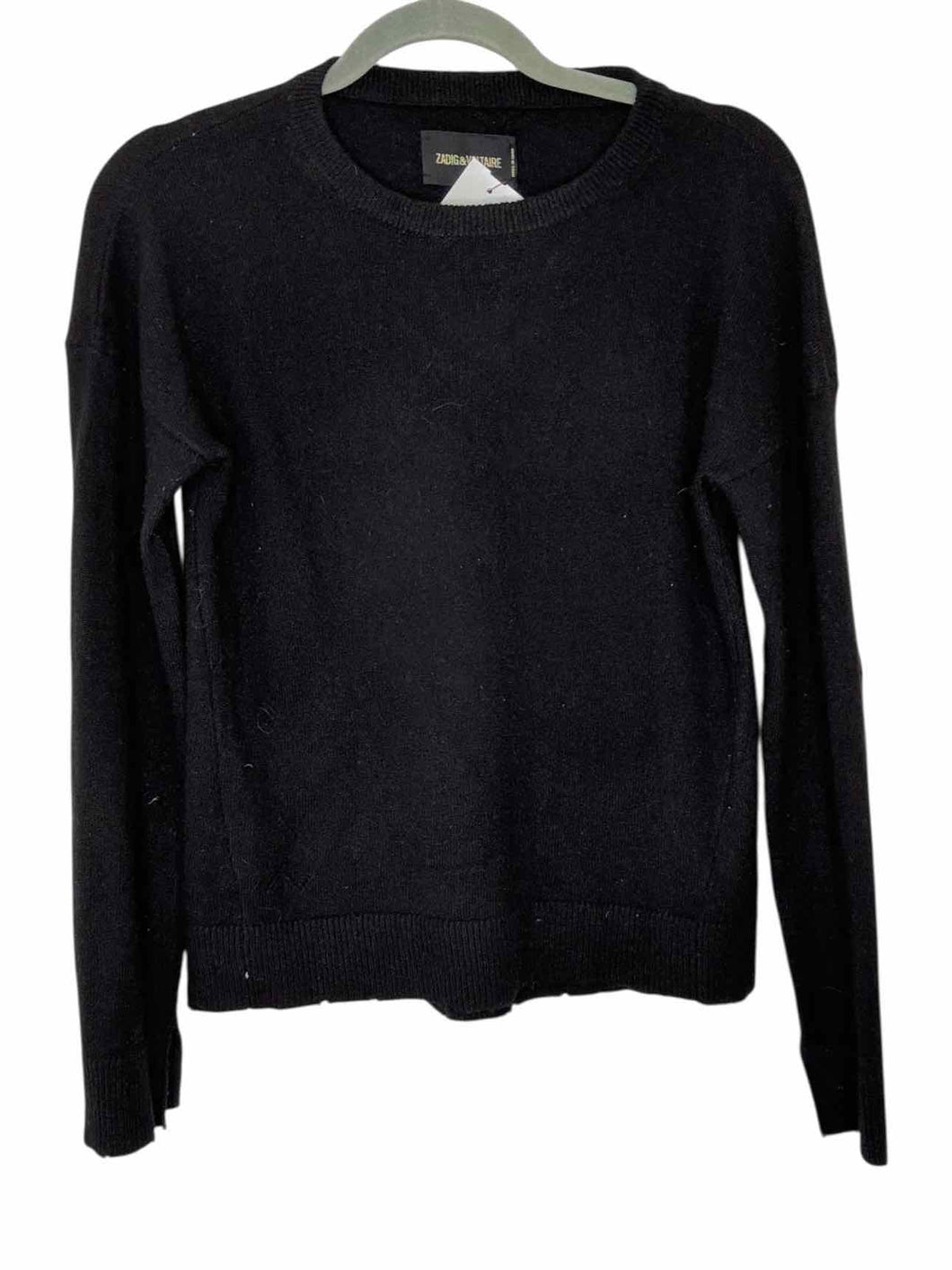 Zadig & Voltaire Size Small Black Pre-Owned Sweater- Ladies