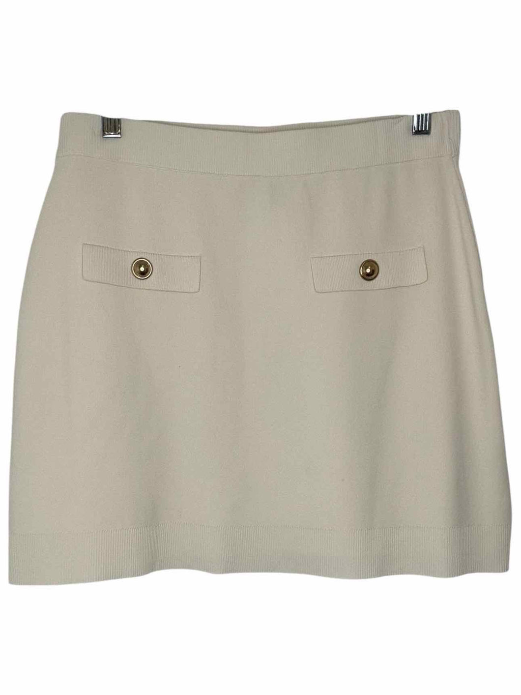 Michael Kors Size Medium Ivory Pre-Owned Skirt- Ladies