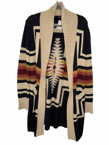 Pendleton Size Small Beige Print Pre-Owned Sweater- Ladies