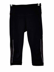 Lululemon Size 4 Black Pre-Owned Leggings- Ladies