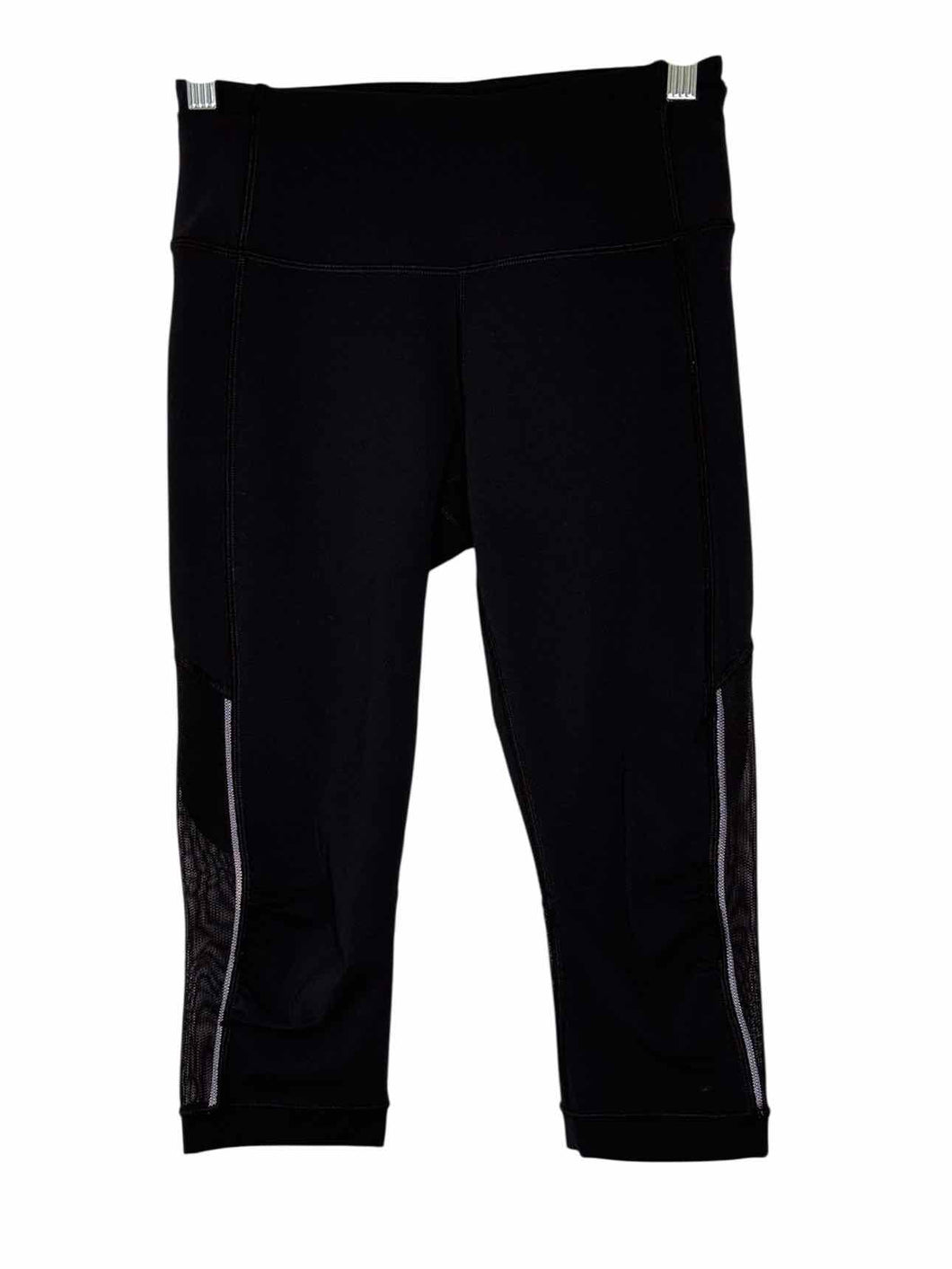 Lululemon Size 4 Black Pre-Owned Leggings- Ladies