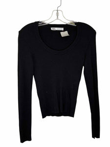 Zara Size Large Black Pre-Owned Top- Ladies