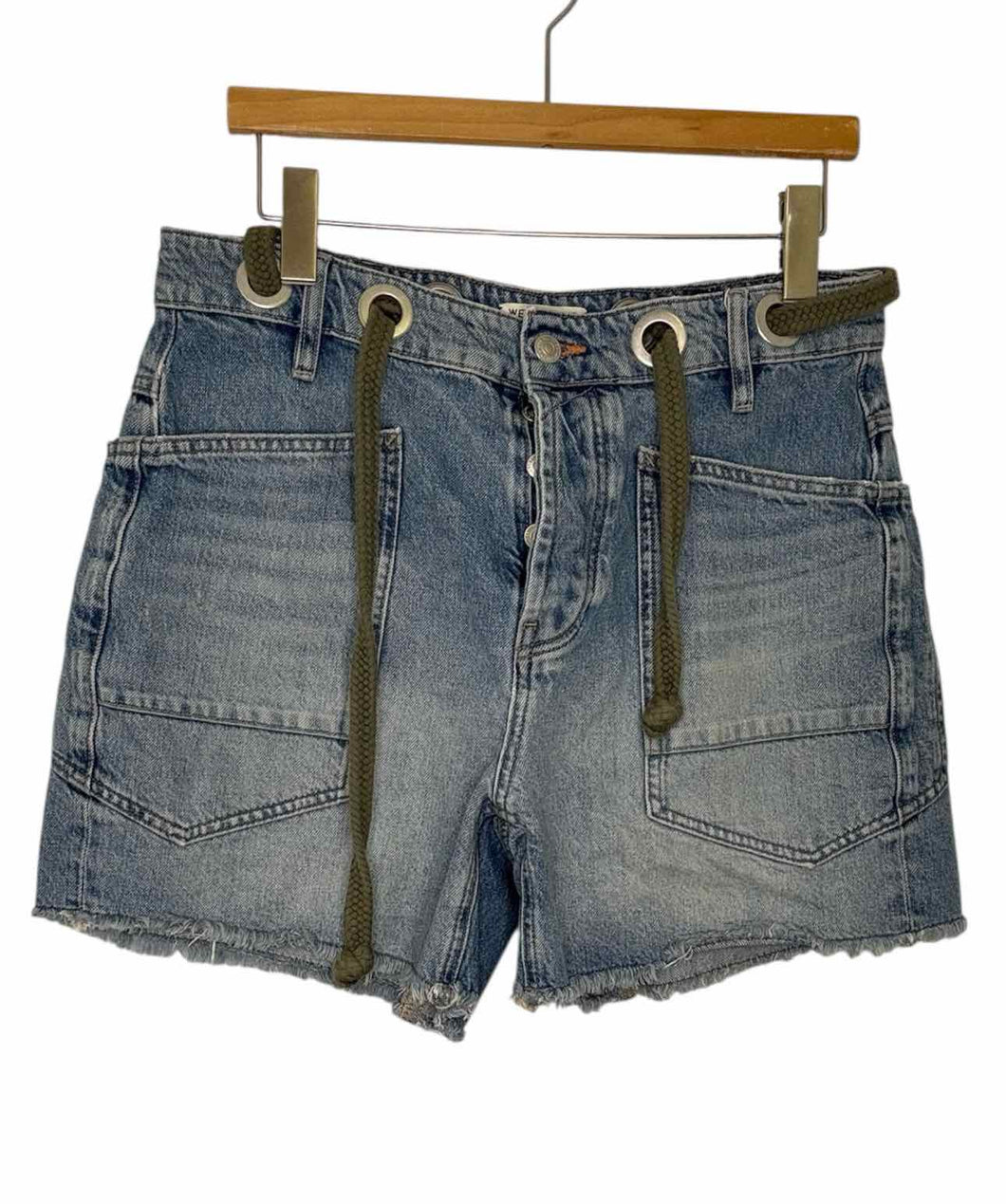 Free People Size 28 Denim Pre-Owned Shorts- Ladies